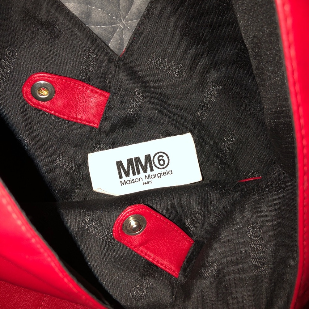 MM6 Japanese Leather Tote Bag